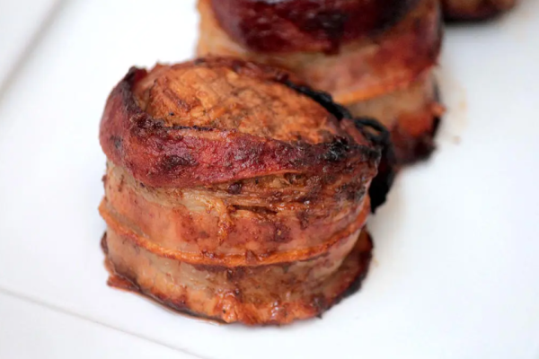 Medalhão suíno com bacon