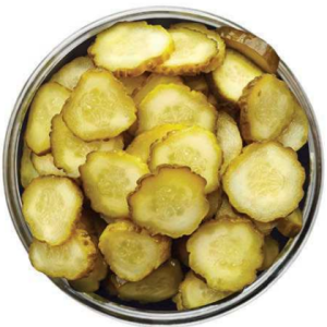 Pepino fatiado