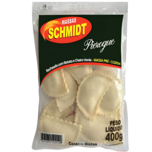 Pierogue batata com cheiro verde