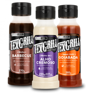 MOLHOS TEXGRILL alho barbecue goiabada